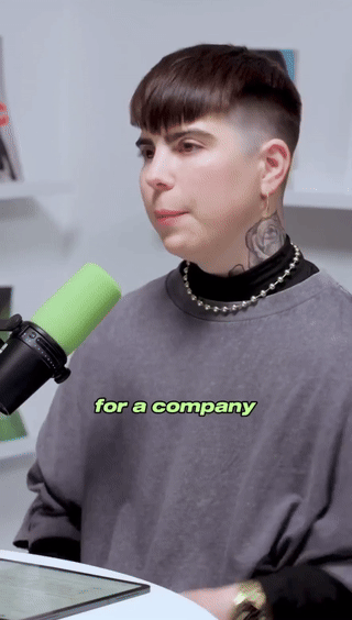 Raw podcast video before editing